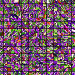 Image showing Multicolor Mosaic Background. EPS 8