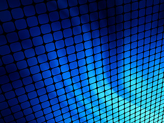 Image showing Blue rays light 3D mosaic. EPS 8