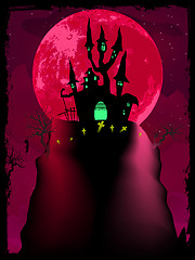 Image showing Halloween poster background. EPS 8