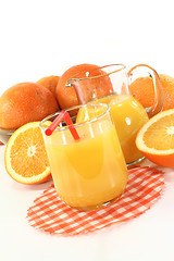 Image showing Orange juice