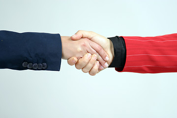 Image showing business shake hand