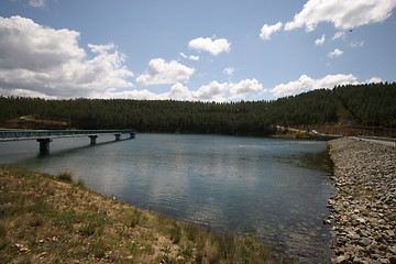 Image showing nice barrage in Portugal, electricity & energy concept