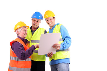 Image showing architects, business photo