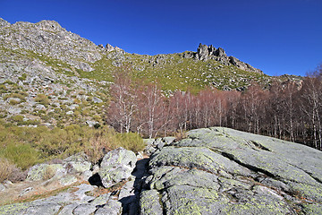 Image showing beautiful mountain landscape, nature and wildlife photo