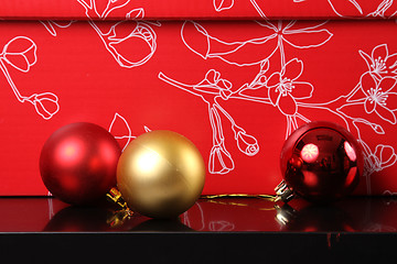 Image showing beautiful christmas decoration, decoration photo