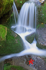 Image showing Flowing water the river in Portugal