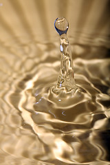 Image showing transparent drops of water, nice beautiful background photo