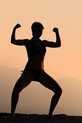 Image showing Athletic woman