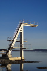 Image showing Diving tower