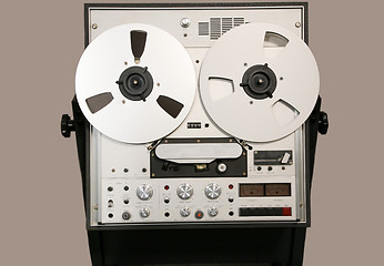 Image showing Classic Open Reel Audio Tape Recorder