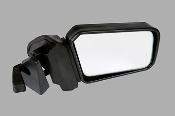 Image showing Automobile mirror on a gray background