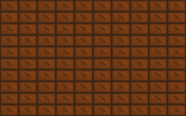 Image showing chocolate seamless background