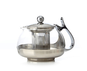 Image showing empty glass teapot