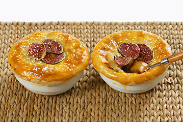 Image showing fig dessert