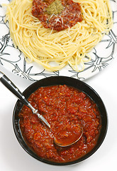 Image showing pasta and sauce