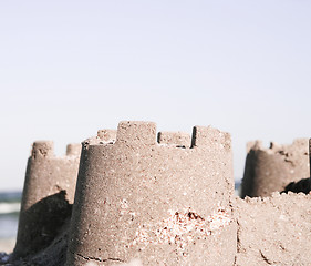 Image showing Sand castle