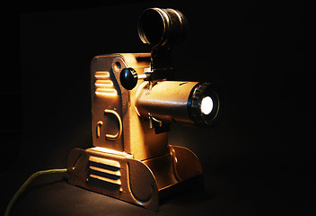 Image showing vintage slide projector