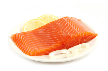 Image showing fresh salmon fillet