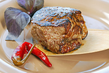 Image showing fresh grilled steak