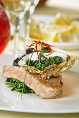 Image showing grilled tuna fish