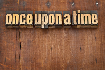 Image showing once upon a time opening phrase