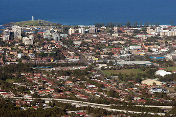 Image showing wollongong city and suburbs