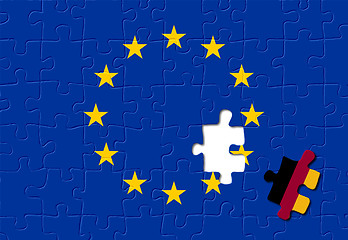 Image showing Germany and European Union