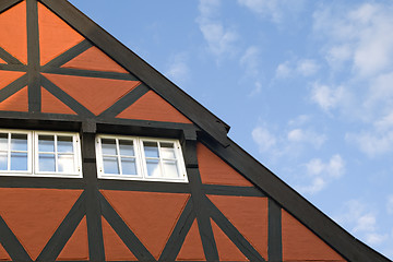 Image showing Roof of a bavarian house