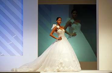 Image showing Wedding dresses fashion show 