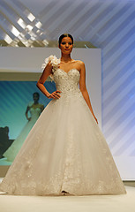 Image showing Wedding dresses fashion show 