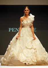 Image showing Wedding dresses fashion show 