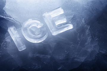 Image showing Ice