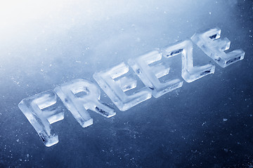 Image showing Freeze