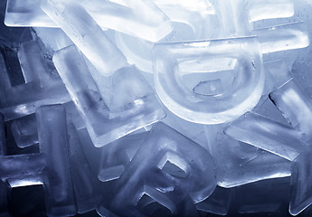 Image showing Ice Letters