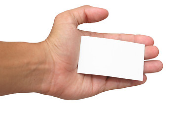 Image showing Hand and Card