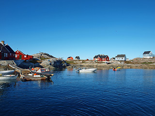 Image showing Oqaatsut fisher village, Greenland