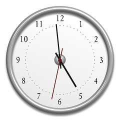 Image showing clock isolated