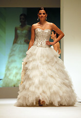 Image showing Wedding dresses fashion show 