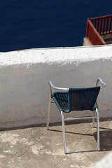 Image showing chair santorini