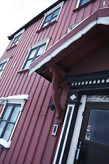 Image showing Red Wooden Building