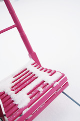 Image showing Pink Chair Sled