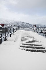 Image showing Icy Pier in Tromsø