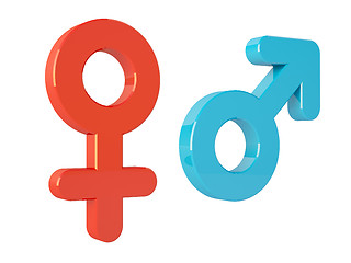 Image showing Female and Male Symbols