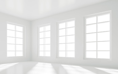 Image showing Empty White Room