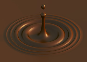 Image showing Chocolate Splash