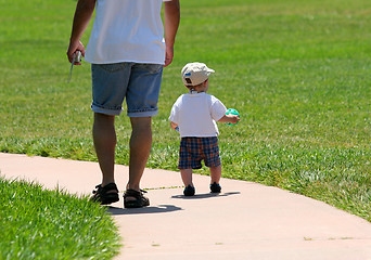 Image showing Father and son