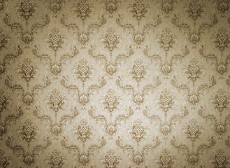 Image showing Old wallpaper