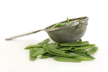 Image showing Sugar peas