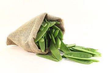 Image showing Sugar peas