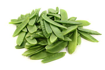 Image showing Sugar peas